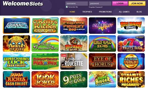 Welcome slots casino aplicação
